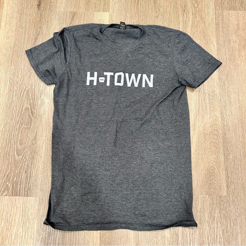 Blue Rooted Delco Havertown H-Town Gray T-Shirt